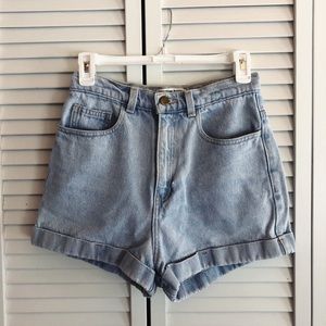 American Apparel High Waisted Shorts